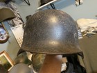 Ww2 German M40 Helmet Hkp 62 Shell With Liner And Chinstrap 100  Original