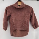 Lululemon Oh So Sherpa Pullover Women 4 Dusty Rose Funnel Neck Fleece Lw3fibs