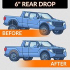 Rear Axle Flip Kit 6  Lowering Drop For 99-06 2007 Chevy Silverado   Sierra 1500