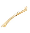 Ky   Co Classic Sleek Yellow Gold Tone Mens Collar Bar Clip 2 1 2  Usa Made