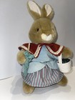 Vintage 1993 Eden Mrs Rabbit Peter Rabbit Plush Beatrix Potter Bunny Easter