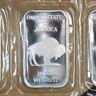 Silvertowne Indian Buffalo 1 Ozt Silver Bar - Sealed