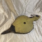 Vintage Wood And Leather Fireplace Bellows Hand Painted