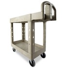 Rubbermaid Commercial 450088bg 500 Lbs  Cap  2 Shelves Hd Utility Cart - Bg New