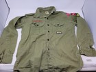 Vintage Lot Boy Scouts Collarless Green Shirt Patch Mirror Holden Missouri Rare 