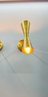 Mid Century 1950 s Brass Italian Antique Wall Sconce Lights Fixture 2 Bulb Pairs