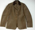Vtg Pytchley Brown Riding Jacket Hunt Coat S  Horse Head Buttons England