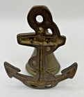 Vintage Wall Mount Solid Brass Nautical Ship Bell Sailor Bird Duck Clapper Navy