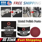 Metal Polish Paste Protectant Scratch Remover Pipe Infused Polishing Pads100g