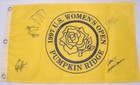 1997 Us Women s Open Autographed Pumpkin Ridge Golf Pin Flag Karrie Webb Lpga