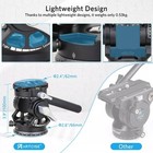 Artcise Vh1 Vh2 Vh3 Vh6 Vh6r Light Weight Fluid Video Head 360   Tripod Ball Head