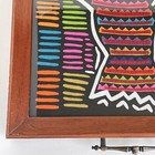 Framed Mola Textile Lobster Hang On Wall Or Use As Platter Has Handles Handmade