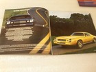 2 Original 1981  Chevrolet Camaro Sales Brochure - 12  Pages Z28  3971