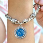 Nfl Jewelry Set - 3 Piece Necklace  Bracelet   Earrings - Bling Rhinestone Emble