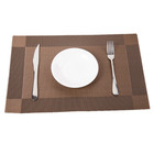 Placemats Easy To Clean For Kitchen Heat-resistand Woven Vinyl Mats Set Of 4