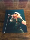 Vintage Angry Blondie Deborah Harry 8x10 Glossy Photo Singing With Attitude