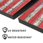 Gosports Weathered American Flag Cornhole Set - Tailgate Size  3  X 2  