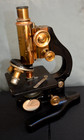 1929 Ernst Leitz Wetzlar Brass Microscope No  275110 W  Original Wood Case