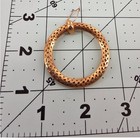 Oversized Gold Tone Woven Braided Chunky Statement Hoop Earrings 2 5 