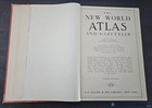 The New World Atlas And Gazetteer 1921 Hardcover Vintage Maps P f  Collier
