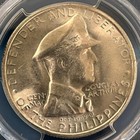 Philippines - 1947 S - Silver Peso   50 Centavo- Mac Arthur - Pcgs Ms65 2-coins