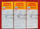 1968 - 1970 Union Pacific Railroad Timetable Lot 3x Uprr Railway Train Schedules