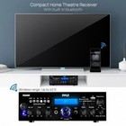 Pyle Pda6bu Bluetooth Stereo Amplifier Receiver  Fm Radio usb sd Memory
