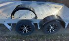 New_2025 20_ft Aluminum_open_car_hauler Flatbed 7 000 Lbs Ramps Torsion Axles 