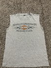Vintage 2000 Y2k Harley-davidson Motorcycles Gray T Shirt Size Large Rare Vtg