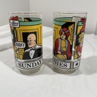 2 - 1976 The Sunday Funnies Little Orphan Annie By Harold Gray Drinking Glasses