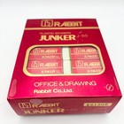 Rabbit Junker J-50 Eraser Box 40 Pieces Japanese Vintage Unused