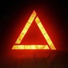 Large Reflective Car Warning Triangle Breakdown Emergency Hazard Road