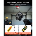 Uimoso Electric Hoist Crane Winch 440 Lbs 328 Ft Wireless   14 Ft Wired Remote