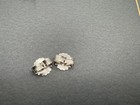 David  Yurman 925 Sterling Silver  Stud Pave Earrings