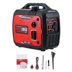 2850 Watt Portable Inverter Generator Gas Powered Quiet For Outdoor Camping