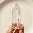 3-4  Natural Clear Quartz Crystal Point Tower Healing Obelisk Wand Home Decor