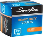 Staples  Heavy Duty For Desktop Staplers  1 2  Length  100 strip  5000 box 79392