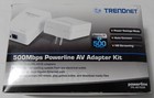 Nob Trendnet Tpl-401e2k 500 Mbps Powerline Ethernet Av Adapter Kit - Set Of  2 