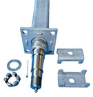 Continental Axle Galvanized Boat Trailer Square V Bend 85 1 2  Hub Face 3 500lbs