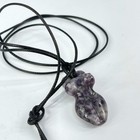 Lepidolite Bodice Necklace Zimbabwe Mzimba Collection