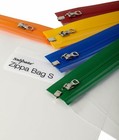 Snopake Zip Bags Clear Transparent Zippa Folders Wallets - Pack 5