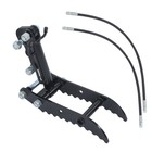 L-shaped Mini Excavator Attachment Hydraulic Clip Thumb For 1-2 Ton Digger