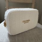 Chanel Beaute  Limited Edition 2024 Holiday Zip Cosmetic Makeup Bag Pouch Clutch