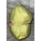 Vintage 1988 Fisher Price Puffalumps Yellow Easter Chick Nylon Plush Flower 8027