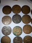 Lot Of 25  Great Britain 1800 s-early 1900 s George Victoria Half Penny 