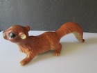 Unbranded Ceramic Brown Squirrel Wall Hanging 9 1 2  Figurine Japan 1960 s