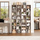8-tier Media Tower Rack  11 6 X 9 3 X 70 9 Inches Cd Dvd Slim Storage Cabinet   