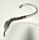 70  Grams Taxco Artist Ts-79 Mexico Vintage Silver Snake Bracelet 925 6 5 