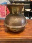 Antique Northern Pacific Railroad Brass   Cooper Spittoon