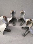 Victorian Era Cast Iron  Clawfeet W Ball For Bathtub   orinigal Antique Set 4